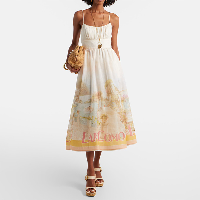 zimmermann indra picnic slip midi dress